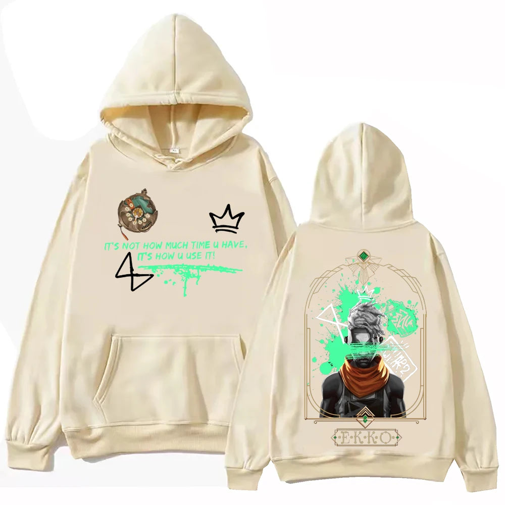 Immerse yourself in this Ekko Arcane hoodies, perfect for anime fans. Looking for more Arcane merch? Explore our full collection of anime merch now!