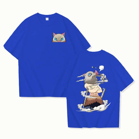 This tees captures the magic of Inosuke. If you're looking for more Demon Slayer merch, we have it all! Check out our anime merch now—free shipping!