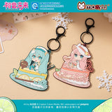 Hatsune Miku Keychain Pendant - Vocaloid Cosplay Rubber Key Chain Ring