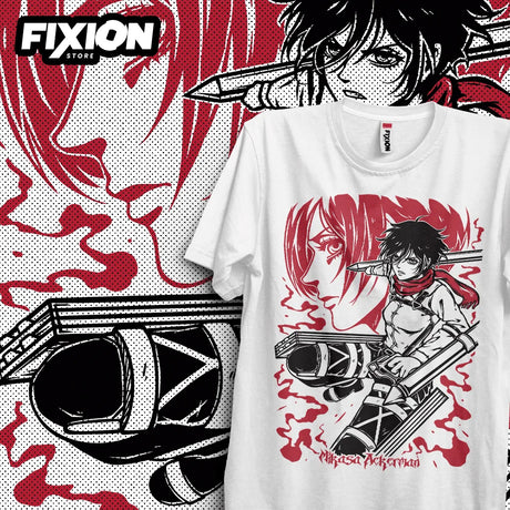 Here at Everythinganimee we have the best anime shirts in the world.
Gear up for the fight with this Shingeki no Kyojin tee, featuring a fierce design that captures the intensity of humanity's battle against the Titans. Perfect for fans who admire bravery.