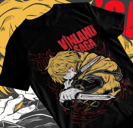 Here at Everythinganimee we have only the best anime merch! Free Global Shipping.
Embrace the epic tale of Norse warriors with this striking Vinland Saga Thorfinn T-Shirt, designed for fans of the legendary anime and manga series. Featuring Thorfinn, the fierce warrior on a quest for vengeance, this shirt is perfect for showcasing your love for Vinland Saga’s intense and gripping story.