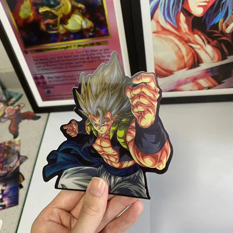 This electrifying sticker captures the essence of Goku, in a dynamic 3D effect. If you are looking for more Dragon Ball Z Merch, We have it all!| Check out all our Anime Merch now!