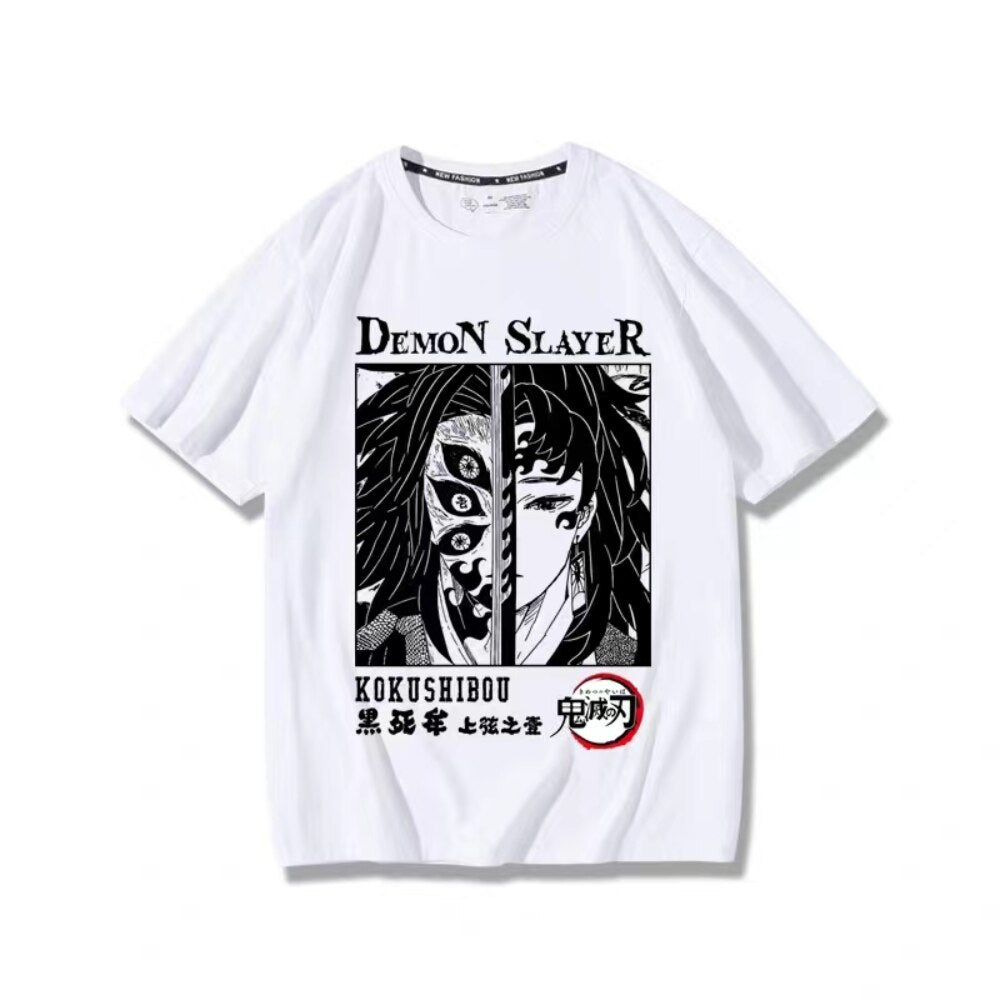 Kokushibo Demon Slayer Manga Graphic T-Shirt