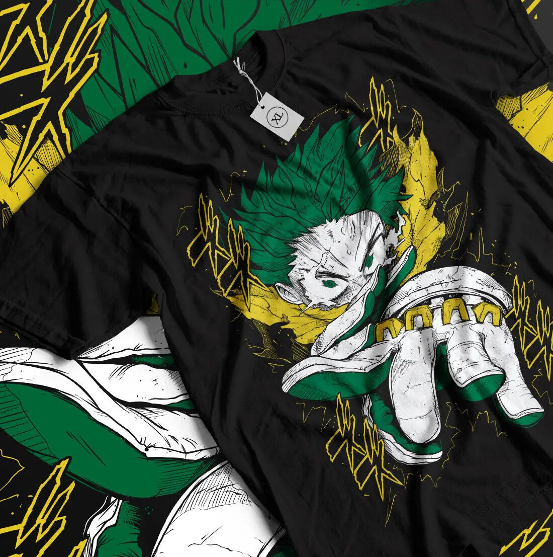 Immerse yourself in this striking Deku Tee, perfect for anime fans. Looking for more My Hero Academia merch? Explore our full collection of anime merch now!