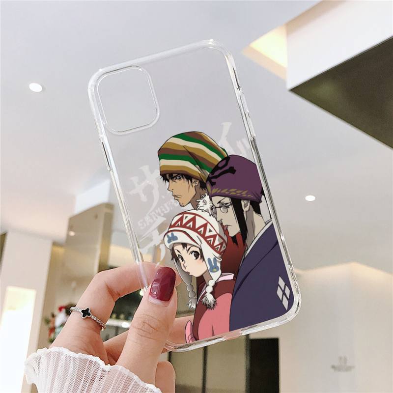 Samurai Champloo Phone Case For iPhone 11 12 Mini 13 14 Pro XS Max X 8 7 6s Plus 5 SE XR Transparent Shell, everythinganimee