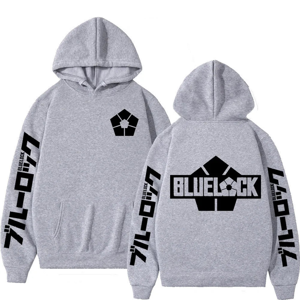 Striker's Essence: Blue Lock Emblematic Hoodie