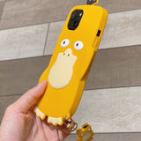 Soft Silicone Psyduck 3D Stereoscopic Phone Cases