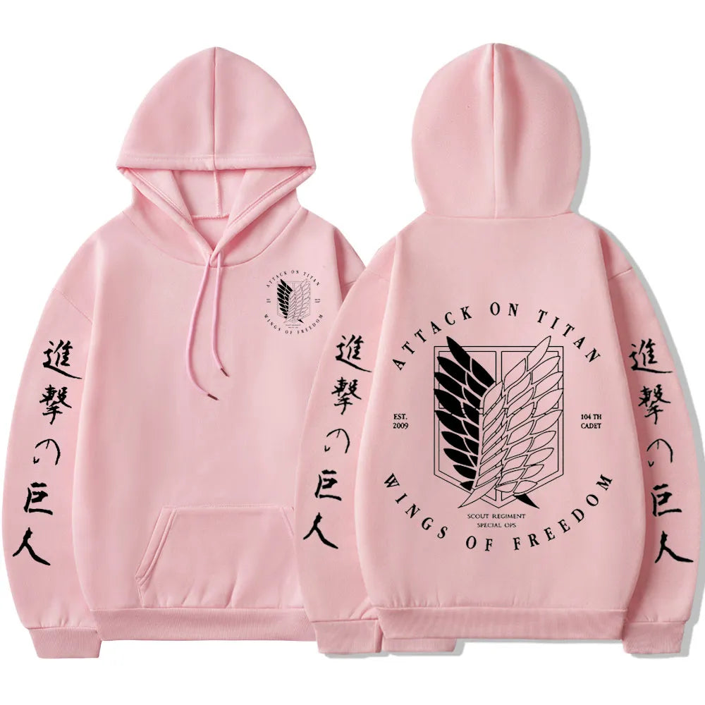 Gear up for an epic journey beyond the walls with our Attack on Titan Hoodie, If you are looking for more Attack on Titan Merch, We have it all!| Check out all our Anime Merch now!