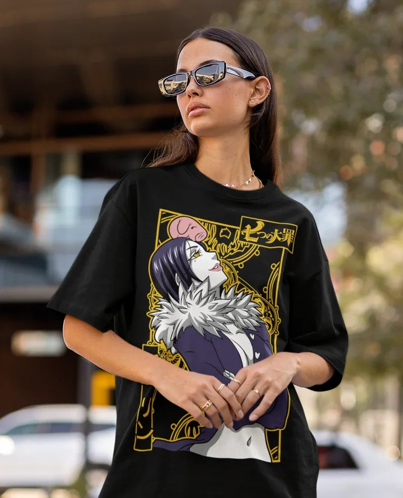 Immerse yourself with this striking tee featuring the unyielding Merlin tee. If you are looking for more Seven Deadly Sins Merch, We have it all! | Check out all our Anime Merch now!