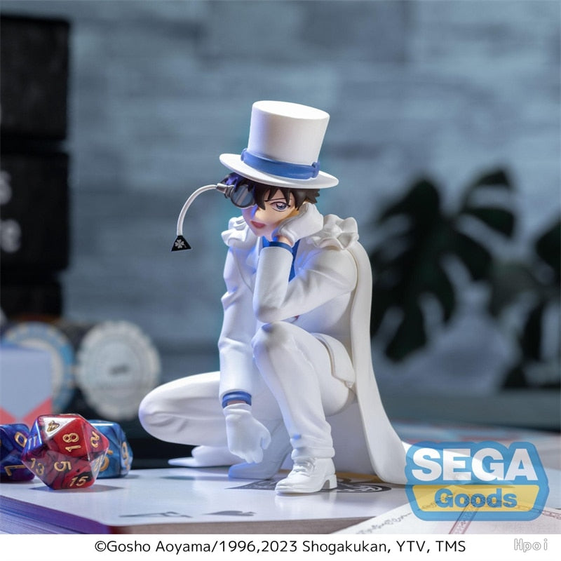 Behold the figure of Kaitou Kid, masterfully depicted in his iconic white suit and top hat. If you are looking for more Detective Conan Merch, We have it all! | Check out all our Anime Merch now!