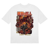 Here at Everythinganimee we have the best anime shirts in the world.
Unleash the power of Armin Arlert in this epic Attack on Titan tee featuring his transformation into the Colossal Titan. The fiery and dynamic artwork captures the intensity of the battle for freedom beyond the walls.