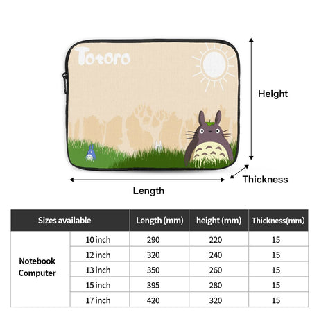 Show of your love with our My Neighbor Totoro Laptop Sleeve Anime | If you are looking for more My Neighbor Merch , We have it all! | Check out all our Anime Merch now!