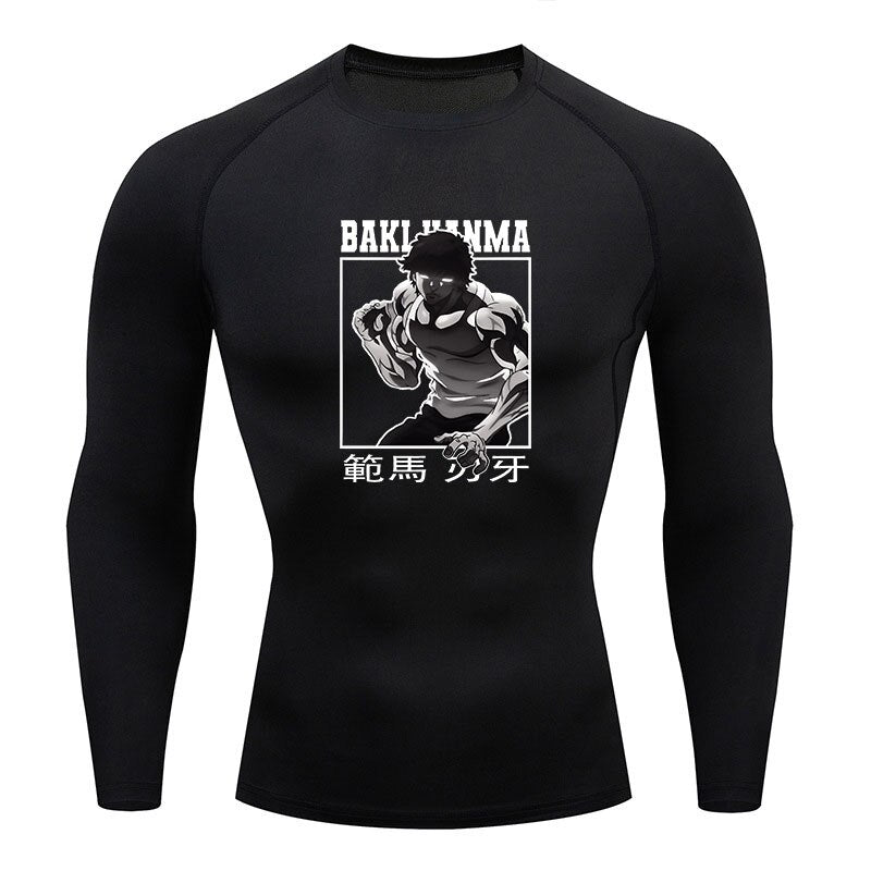 Baki Compression Long Sleeve Shirts