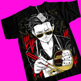 Here at Everythinganimee we have the best anime shirts in the world.
Step into the life of a reformed Yakuza turned househusband with this incredible "The Way of The Househusband" tee. 