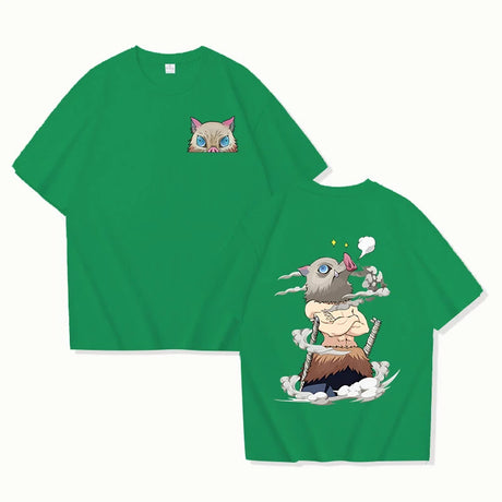 This tees captures the magic of Inosuke. If you're looking for more Demon Slayer merch, we have it all! Check out our anime merch now—free shipping!