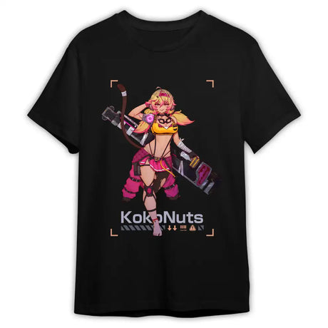 Here at Everythinganimee we have the best anime shirts in the world.
Unleash your inner strength with the vibrant KokoNuts Power Tee, featuring dynamic artwork of the bold and fierce KokoNuts character. 