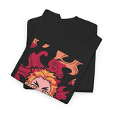 Immerse yourself in this striking Kyojuro Tee, perfect for any Kyojuro fan. Looking for more Demon Slayer merch? Explore our full collection of anime merch now!