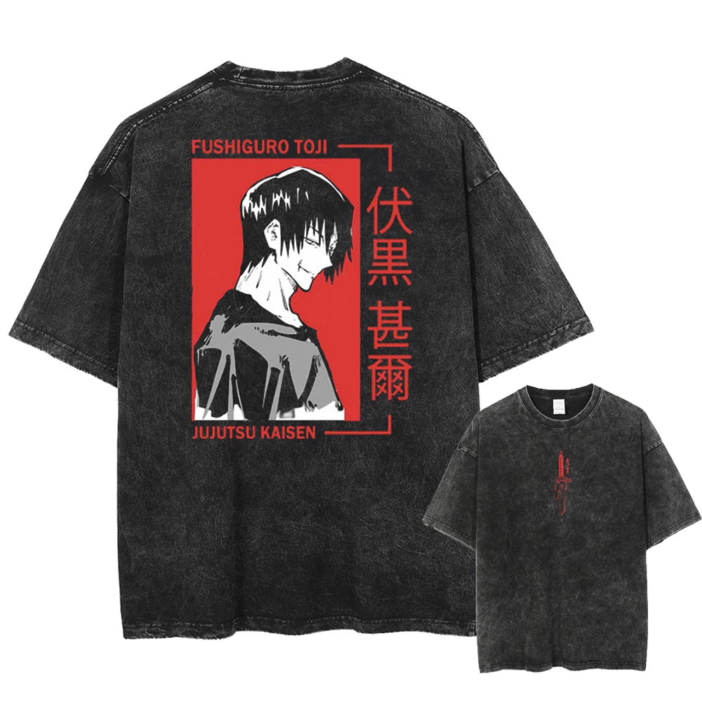 Explore tees with vivid, premium Jujutsu Kaisen character prints in our collection. | If you are looking for more Jujutsu Kaisen Merch, We have it all! | Check out all our Anime Merch now!