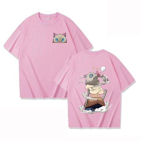 This tees captures the magic of Inosuke. If you're looking for more Demon Slayer merch, we have it all! Check out our anime merch now—free shipping!