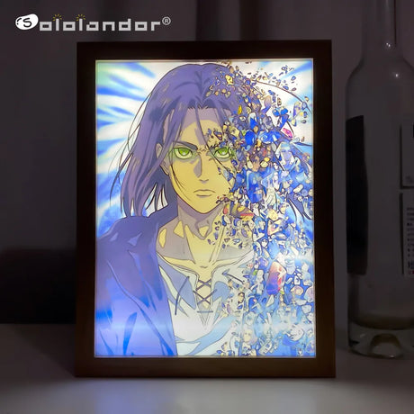 Experience Eren's formidable aura in your room with this beautifully crafted light box. If you are looking for Attack on Titan Merch, We have it all! | Check out all our Anime Merch now!