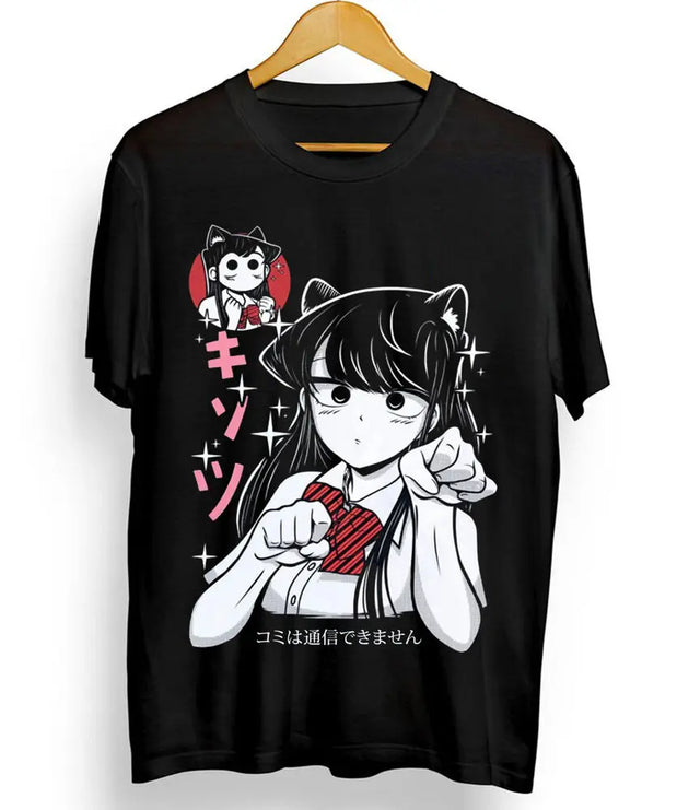 Here at Everythinganimee we only have the best shirts in the world! Unleash your inner cuteness  with Komi Can't Communicate Tee, featuring an iconic, vibrant design from Komi Can't Communicate that anime fans will instantly recognize. 