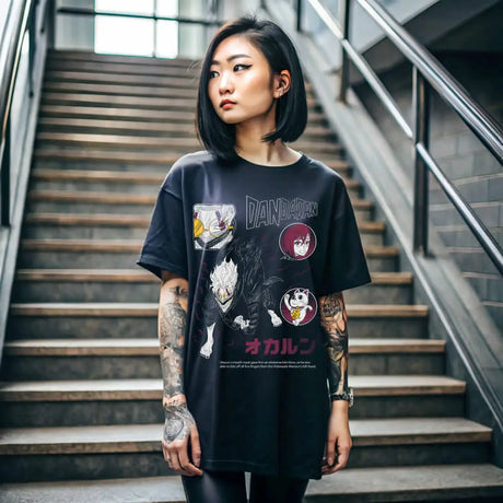 Immerse yourself in this striking Okarun Tee, perfect for anime fans. Looking for more Dandadan merch? Explore our full collection of anime merch now!