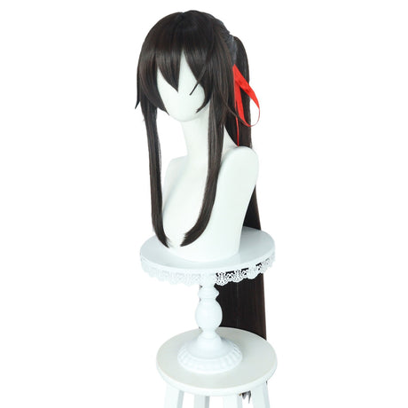 Hells Paradise Wig Yamada Asaemon Sagiri Cosplay Costume Dark Brown Long Sideburns Horsetail Wig 2023 New Anime Cosplay Wig, everythinganimee