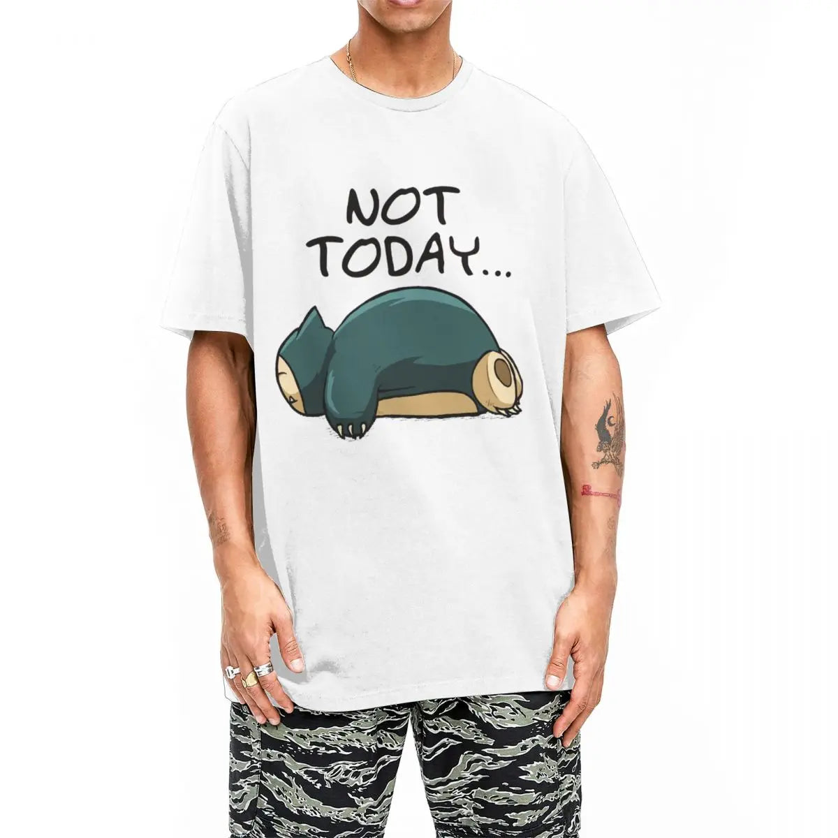 Pokémon Snorlax "Not Today" Comfort Tee