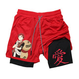 Naruto 2 in 1 Gym Workout Compression Shorts