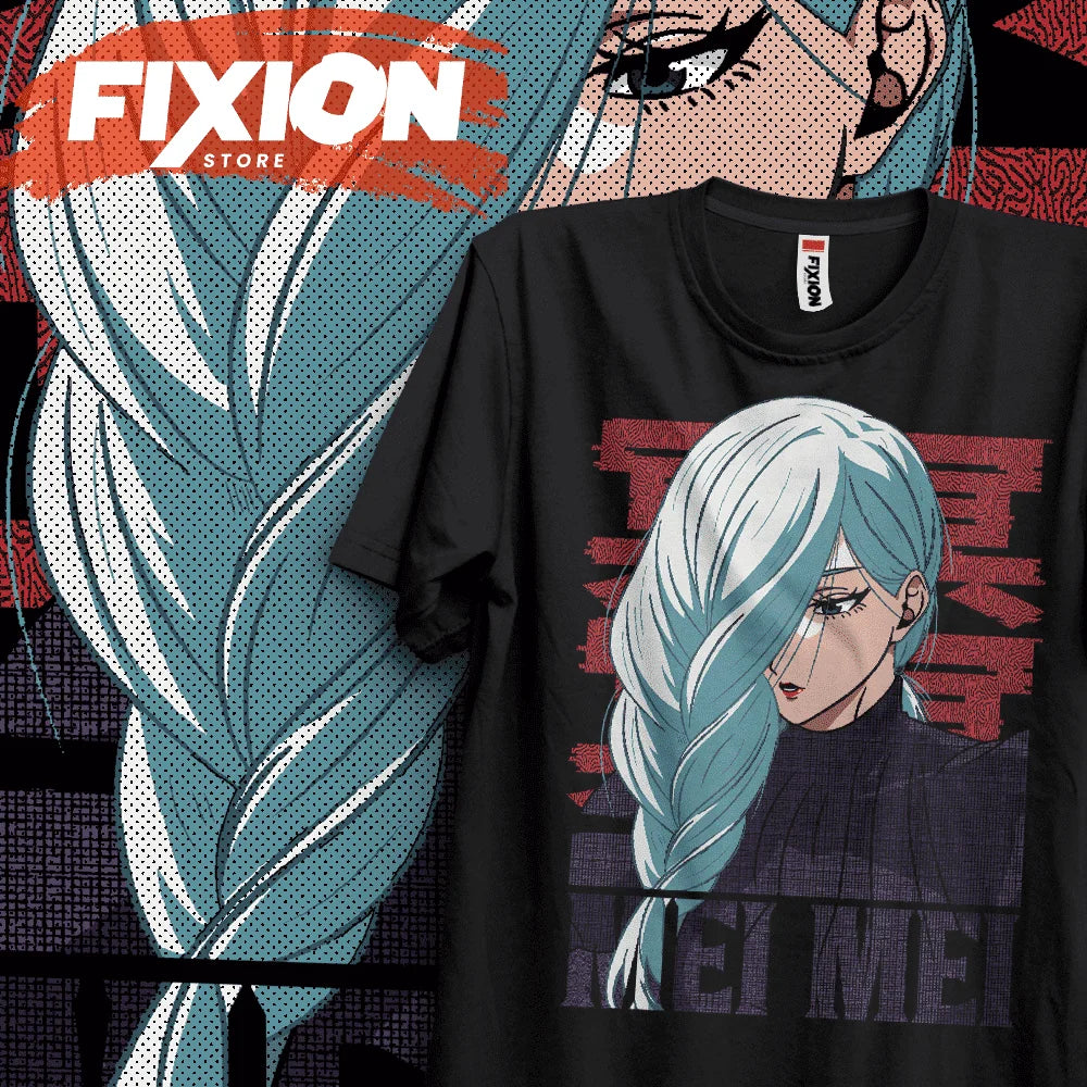 Here at Everythinganimee we have the best anime shirts in the world.
Embrace the mystique of Mei Mei with this stunning Jujutsu Kaisen tee, showcasing her captivating look and signature style. This shirt captures Mei Mei’s poised elegance with intricate detailing that fans will recognize instantly. 