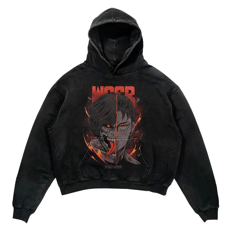 This hoodie carries the fierce spirit of the anime's beloved characters. | If you are looking for more Attack of Titan Merch, We have it all! | Check out all our Anime Merch now!