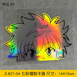 Colorful Reflective Anime Car Stickers