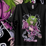 This tee captures the magic of Shun Hashimot. If you're looking for more Saint Seiya merch, we have it all! Check out our anime merch now—free shipping!