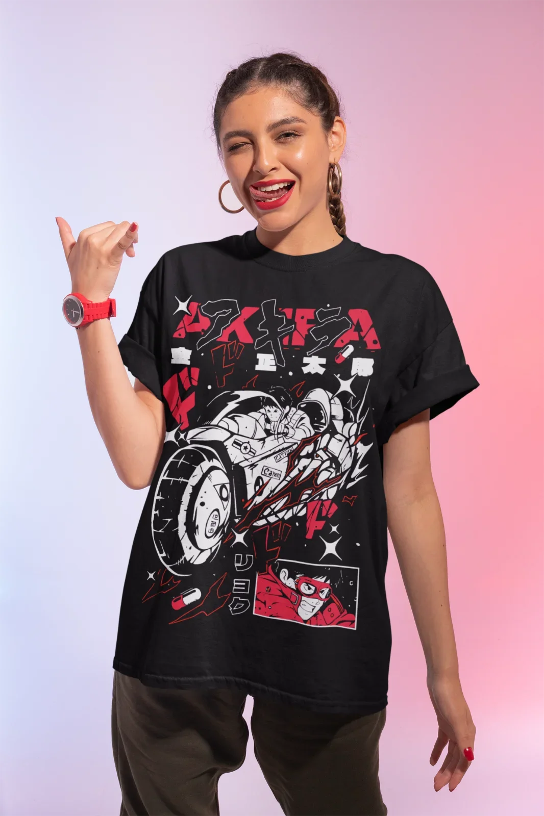 Immerse yourself with this striking tee featuring the unyielding Akira tee. If you are looking for more Neo Tokyo Merch, We have it all! | Check out all our Anime Merch now!