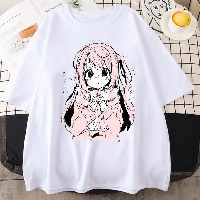 Each T-Shirt showcases striking graphics inspired by anime girls. | If you are looking for more anime Merch, We have it all! | Check out all our Anime Merch now!