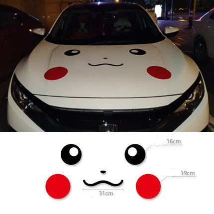 Pokémon Pikachu Face Stickers