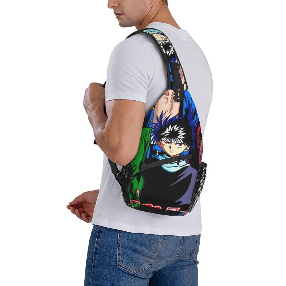 This sling bag merges is ideal for the ardent anime fan on the go. | If you are looking for more Yu Yu Hakusho Merch, We have it all! | Check out all our Anime Merch now!