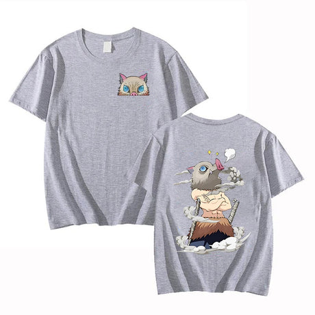 This tees captures the magic of Inosuke. If you're looking for more Demon Slayer merch, we have it all! Check out our anime merch now—free shipping!