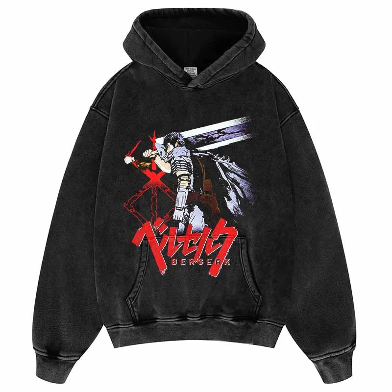 Berserk anime clearance hoodie