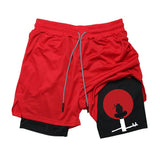 Naruto 2 in 1 Gym Workout Compression Shorts