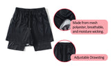 Hokage Hustle - Naruto Performance 2-in-1 Gym Shorts