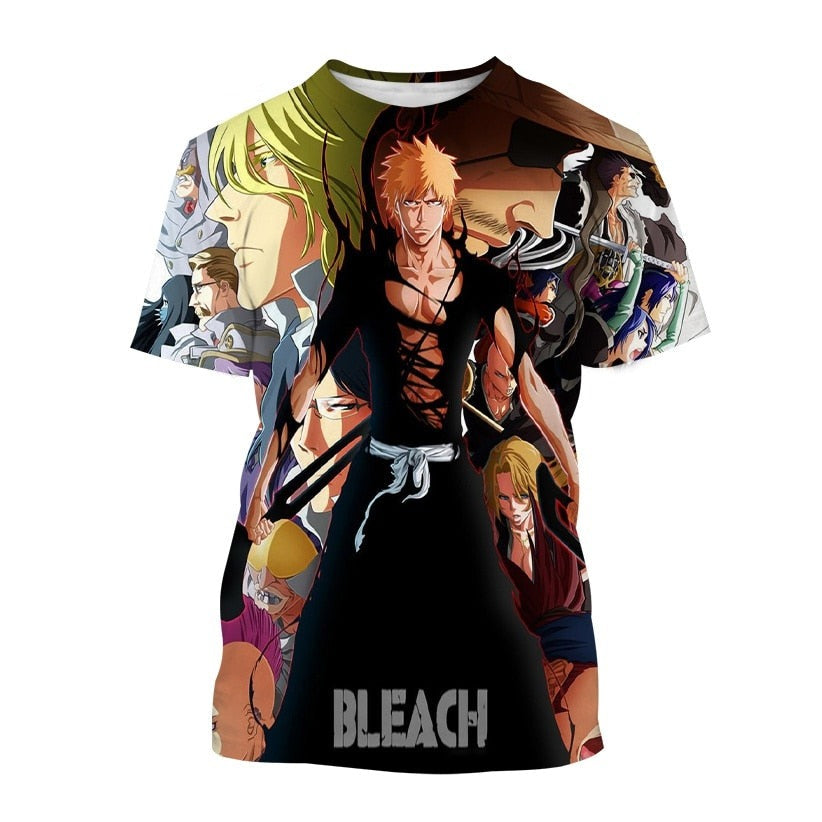 Bleach Round Neck Unisex Tee