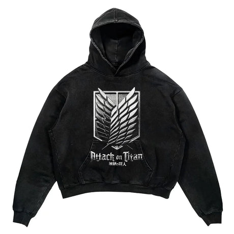 This hoodie carries the fierce spirit of the anime's beloved characters. | If you are looking for more Attack of Titan Merch, We have it all! | Check out all our Anime Merch now!