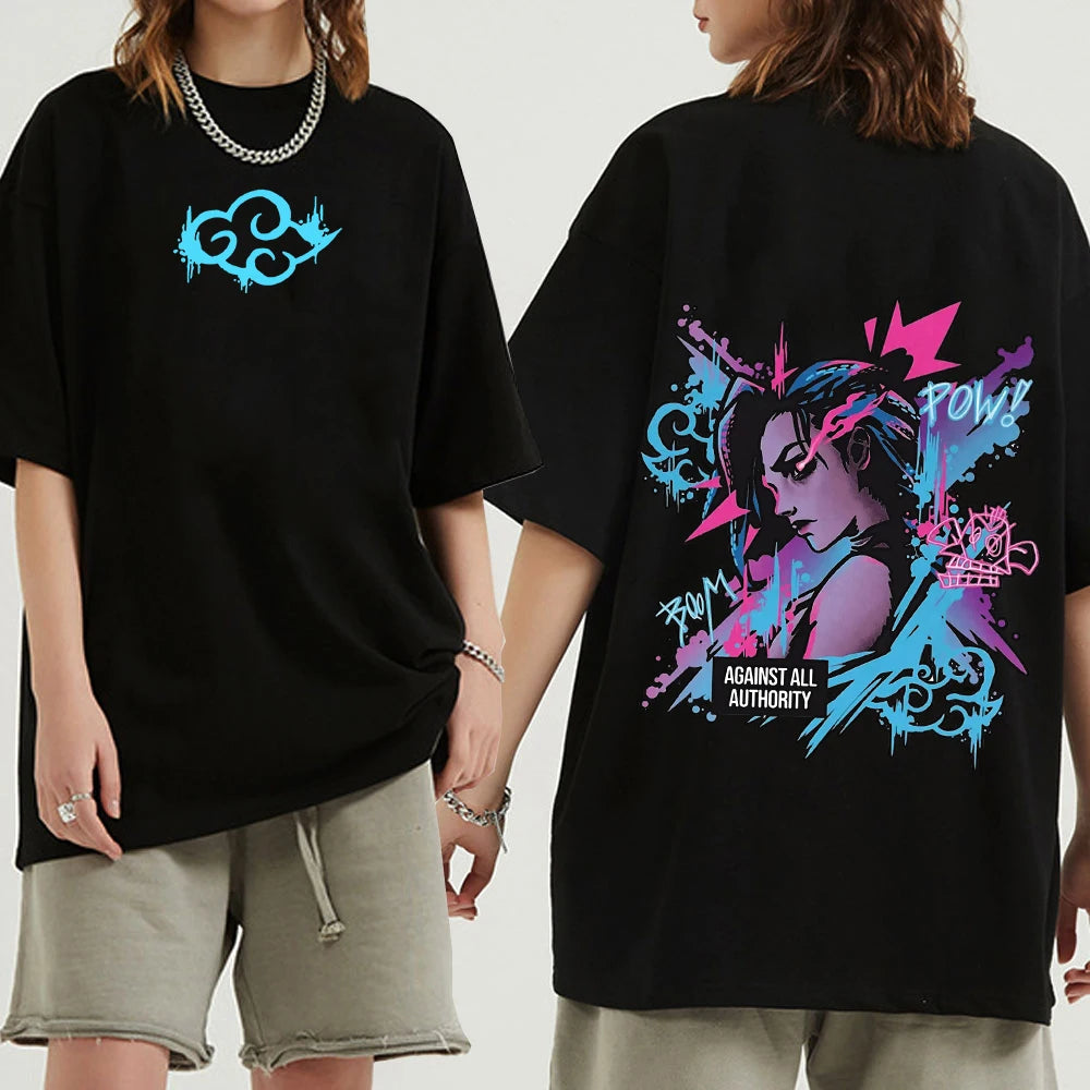 Immerse yourself in this Arcane characters tees, perfect for anime fans. Looking for more Arcane merch? Explore our full collection of anime merch now!