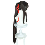 Hells Paradise Wig Yamada Asaemon Sagiri Cosplay Costume Dark Brown Long Sideburns Horsetail Wig 2023 New Anime Cosplay Wig, everythinganimee