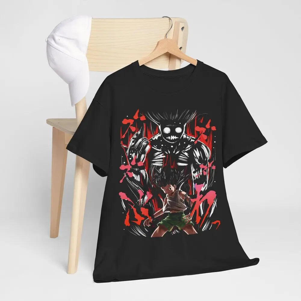 This tee captures the magic of Gon Freecss. If you're looking for more Hunter x Hunter merch, we have it all! Check out our anime merch now—free shipping!