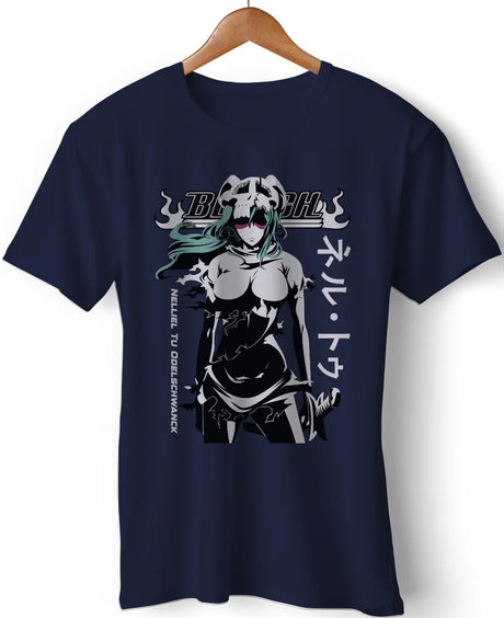 Immerse yourself in this striking Nelliel Tu Tee, perfect for anime fans. Looking for more Bleach  merch? Explore our full collection of anime merch now!