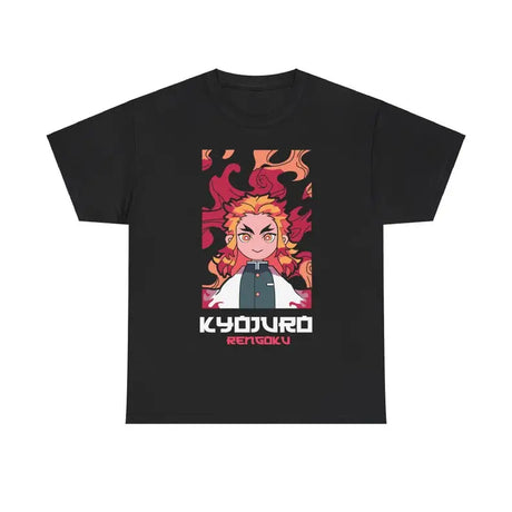 Immerse yourself in this striking Kyojuro Tee, perfect for any Kyojuro fan. Looking for more Demon Slayer merch? Explore our full collection of anime merch now!