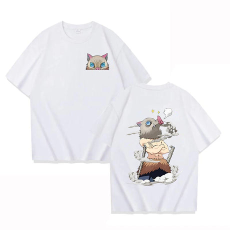 This tees captures the magic of Inosuke. If you're looking for more Demon Slayer merch, we have it all! Check out our anime merch now—free shipping!