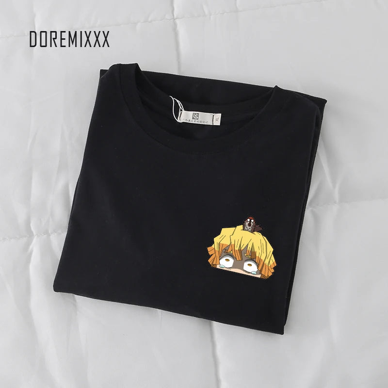 This tee captures the magic of Demon Slayer. If you're looking for more Demon Slayer merch, we have it all! Check out our anime merch now—free shipping!